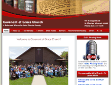 Tablet Screenshot of covenantofgracechurch.org